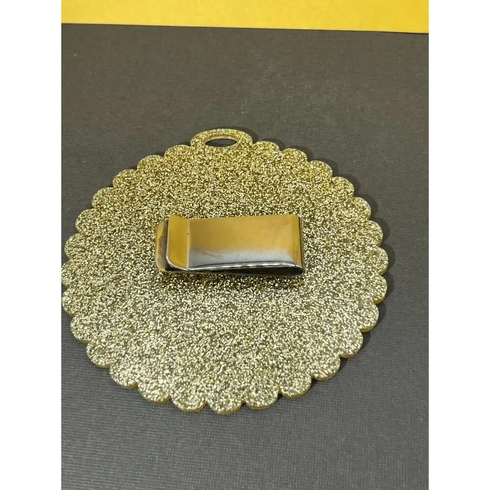 Turquoise Stone & Silver Money Clip Made in 2008